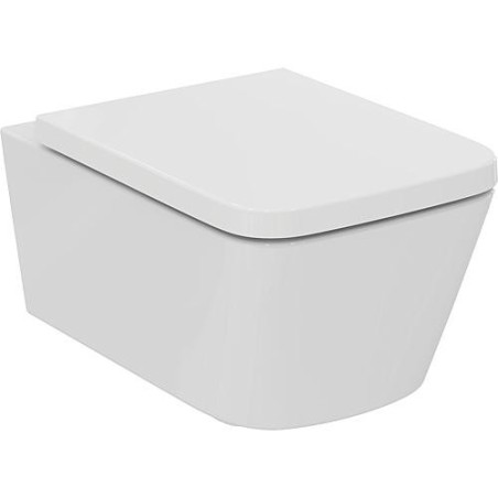 WC suspendu à rinçage en profondeur Ideal Standard Blend Cube AquaBlade, carré