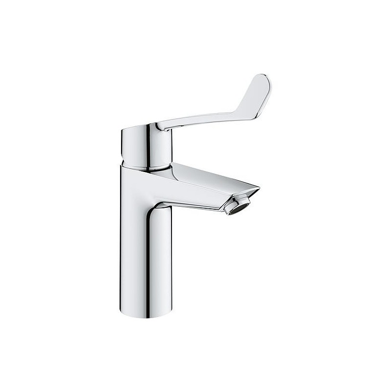 Mitigeur WC Grohe Eurosmart M-Size , chrome avec écoulement Push-open levier long