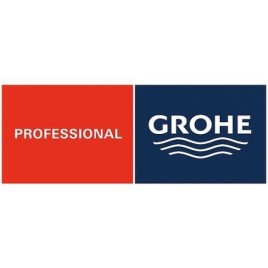 Mitigeur de lavabo mural Grohe Eurosmart chromé UP 2 trous saillie 211 mm