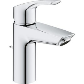 Mitigeur de lavabo Grohe Eurosmart S-Size, saillie 109 mm avec bonde à tirette, chromé