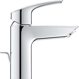 Mitigeur de lavabo Grohe Eurosmart S-Size, saillie 109 mm avec bonde à tirette, chromé