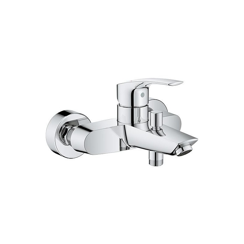 Mitigeur bain/douche Grohe Eurosmart, saillie 188 mm, chromé