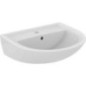 Lavabo Eurovit rond 1 trou pour robinetterie l x H x P : 600 x 160 x 470 mm