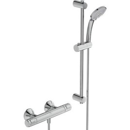 Set de douche Ideal Standard avec thermostat de douche, chromé Ceratherm 25, 600 mm