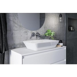 Mitigeur de lavabo mural Ideal Standard Connect Air, bec d’écoul. 185 mm