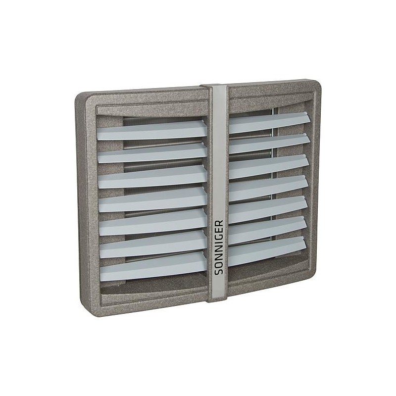 Rideau d´air type HEATER crée une barrière thermique pour la protection des portes d´entrée par ex. dans les entrepôts,  halls