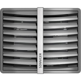 Rideau d´air type HEATER crée une barrière thermique pour la protection des portes d´entrée par ex. dans les entrepôts,  halls