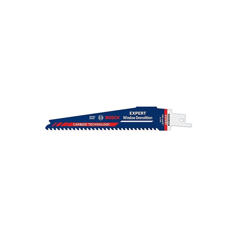 Lame de scie sabre BOSCH® EXPERT S956DHM longueur 150 mm, pour bois et métal, conditionnement 1 pièce