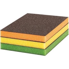 Set d’éponges abrasives BOSCH® EXPERT 98 x 120 x 13 mm, moyen, fin, super fin, 3 pièces