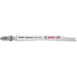 Lames de scie sauteuse BOSCH® EXPERT T308BF longueur 117 mm, pour panneaux revêtus de plastique, conditionnement 3 pièces