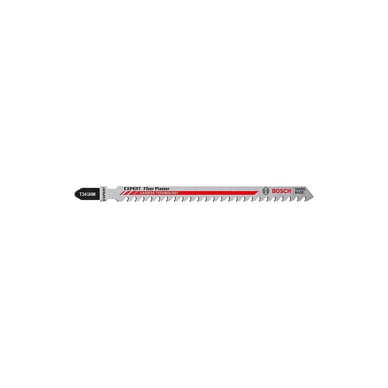 Set de lames de scie sauteuse BOSCH® EXPERT T341HM longueur 132 mm, pour matériaux spéciaux, conditionnement 3 pièces