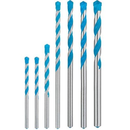 Set de forets multiusage BOSCH® EXPERT EXPERTMultiContruction Ø 5/5,5/6/7/8/10 mm, 7 pièces avec tige cylindrique