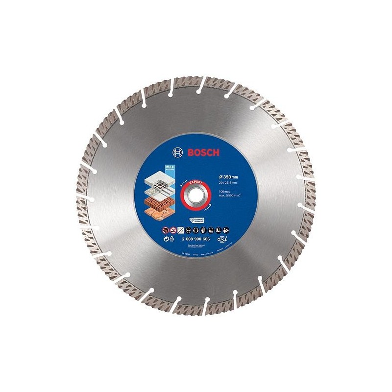 Disque à tronçonner diamanté BOSCH® EXPERT Multi Material  Ø 350 x 25,4 x 3,3 mm