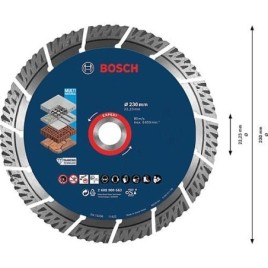 Disque à tronçonner diamanté BOSCH® EXPERT Multi Material  Ø 350 x 25,4 x 3,3 mm