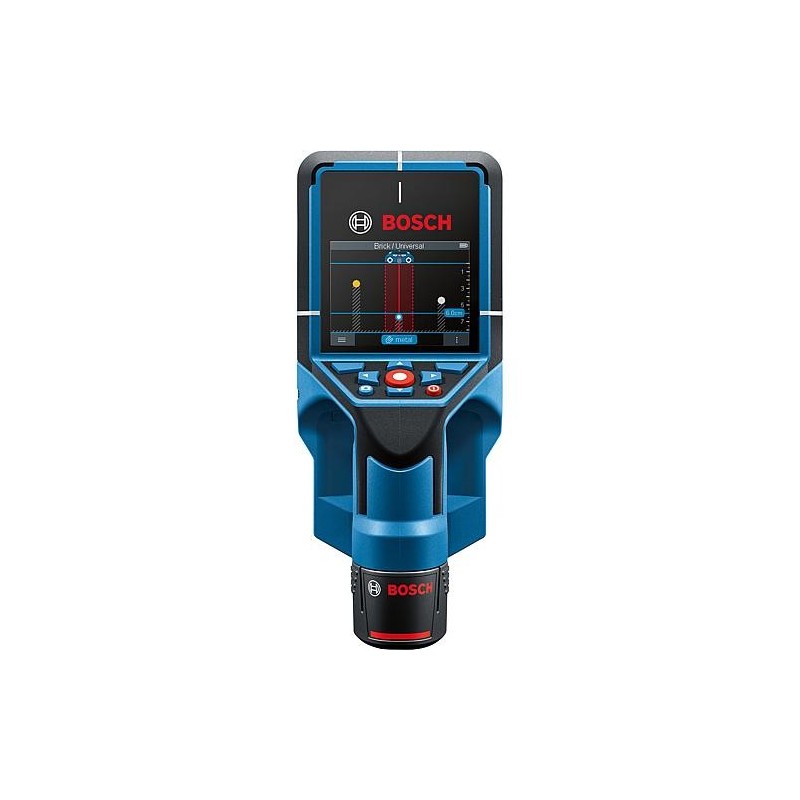 Appareil de détection Bosch 12 V D-Tect200C, avec 1 x batterie 2,0 Ah et chargeur