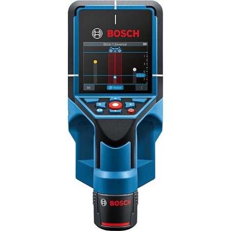 Appareil de détection Bosch 12 V D-Tect200C, avec 1 x batterie 2,0 Ah et chargeur