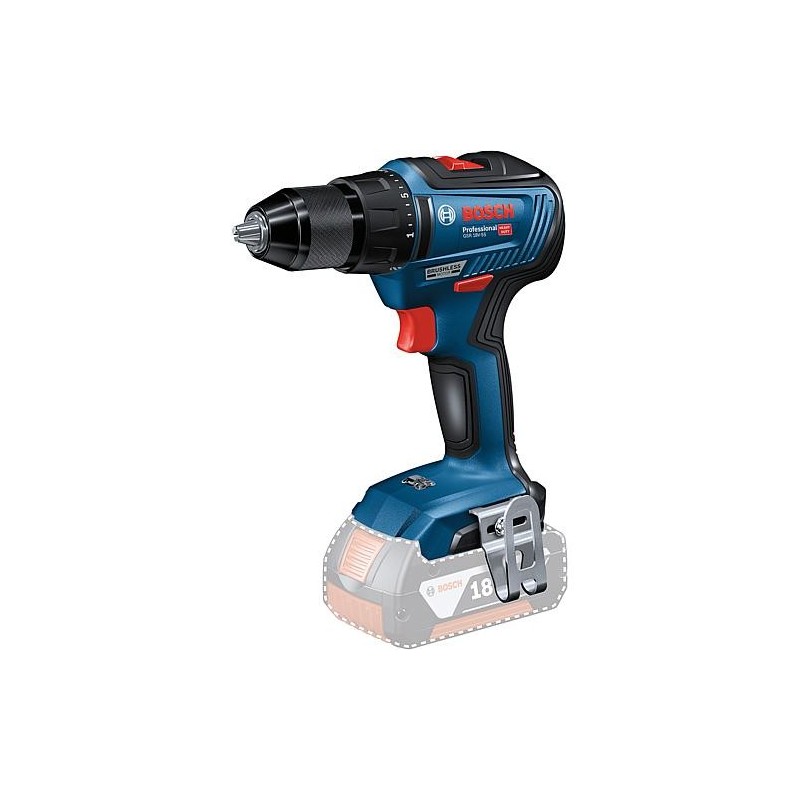 Perceuse-visseuse sans fil 18 V GSR 18 V-55 Bosch sans batteries ni chargeur