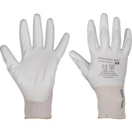 Gants de montage SPUN BASIC PE blanc taille L