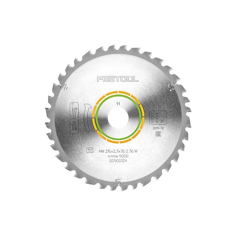 Lame de scie circulaire Festool 260 x 30 x 2,5 mm, 60 dents