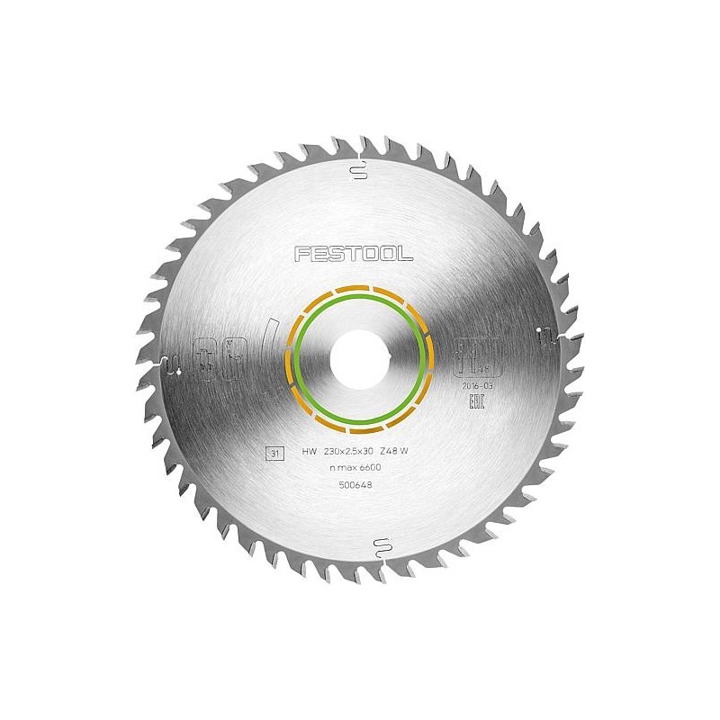 Lame de scie circulaire Festool 230 x 30 x 2,5 mm, 48 dents