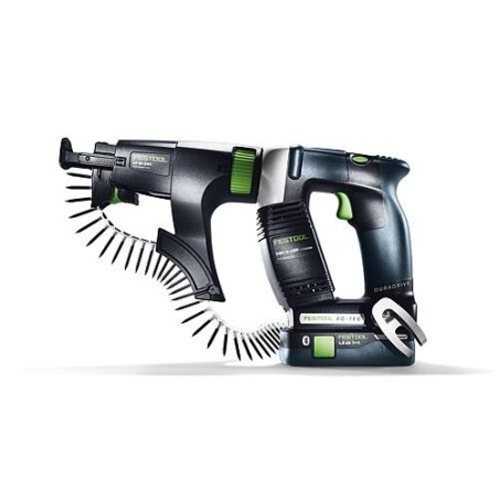 Visseuse à cartouche sans fil Festool 18 V DWC 18-4500 HPC 4,0 I-Plus avec 2x batteries 4,0 Ah et chargeur