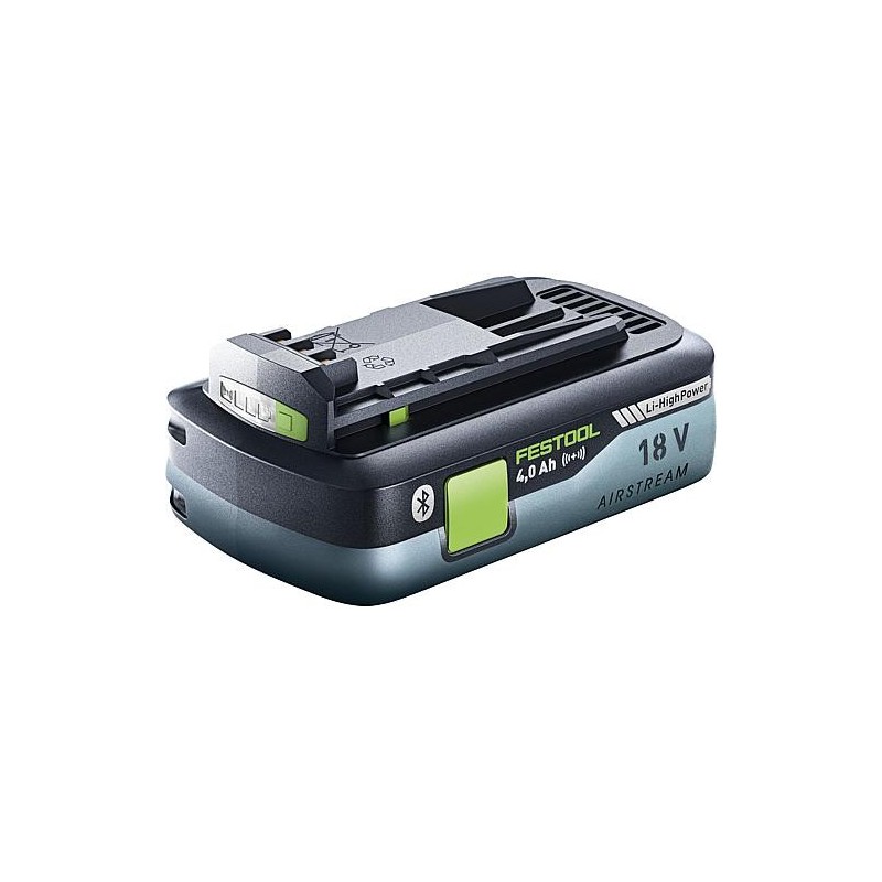 Batterie de rechange Festool 18 V BP 18 Li 4,0 HPC-ASI avec 4,0 Ah, Bluetooth®