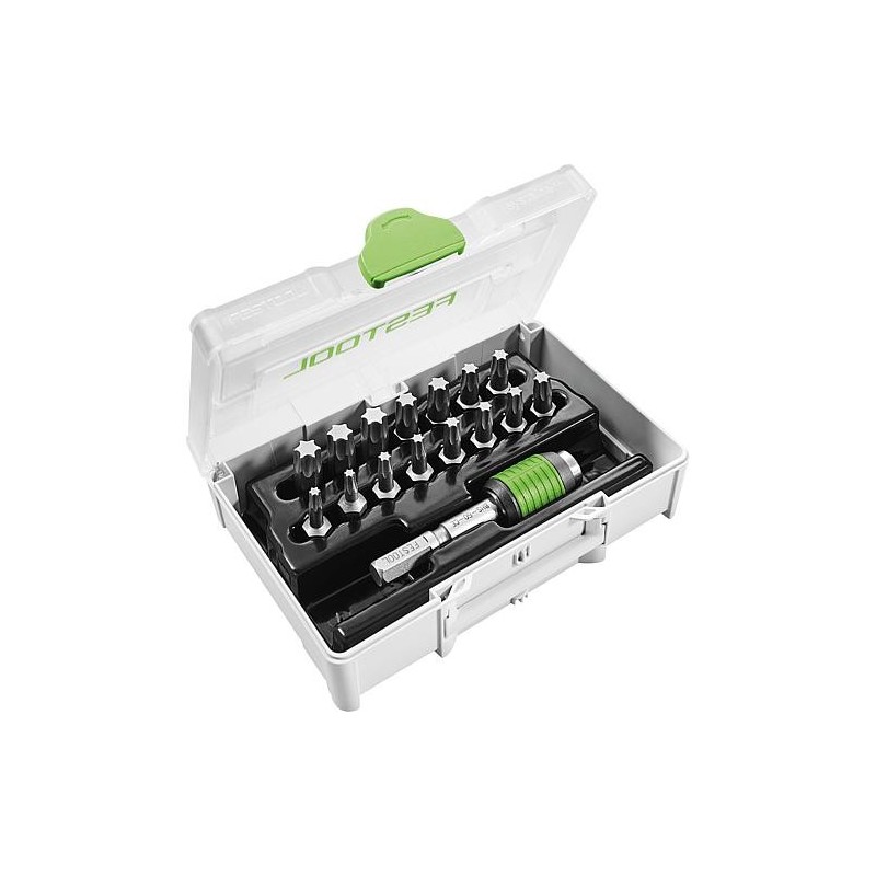 Assortiment d’embouts Festool SYS3 XXS CE-TX BHS 60 16 pcs