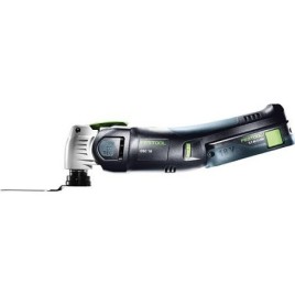 Outil multifonction sans fil Festool OSC 18 HPC 4,0 EI-Plus avec 1 x batterie 4,0 Ah et chargeur