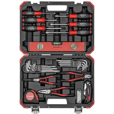 Mallette à outils Gedore red Mesure-Coupe-Vis, 43 pièces