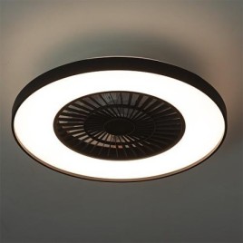 Plafonnier LED, avec ventilateur