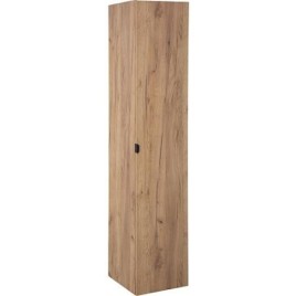 Colonne série LOSSA 1 porte butée droite chêne noueux cortina 350x1625x370 mm