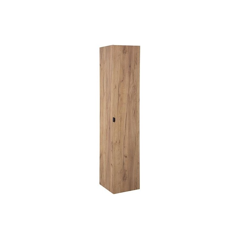 Colonne série LOSSA 1 porte butée droite chêne noueux cortina 350x1625x370 mm