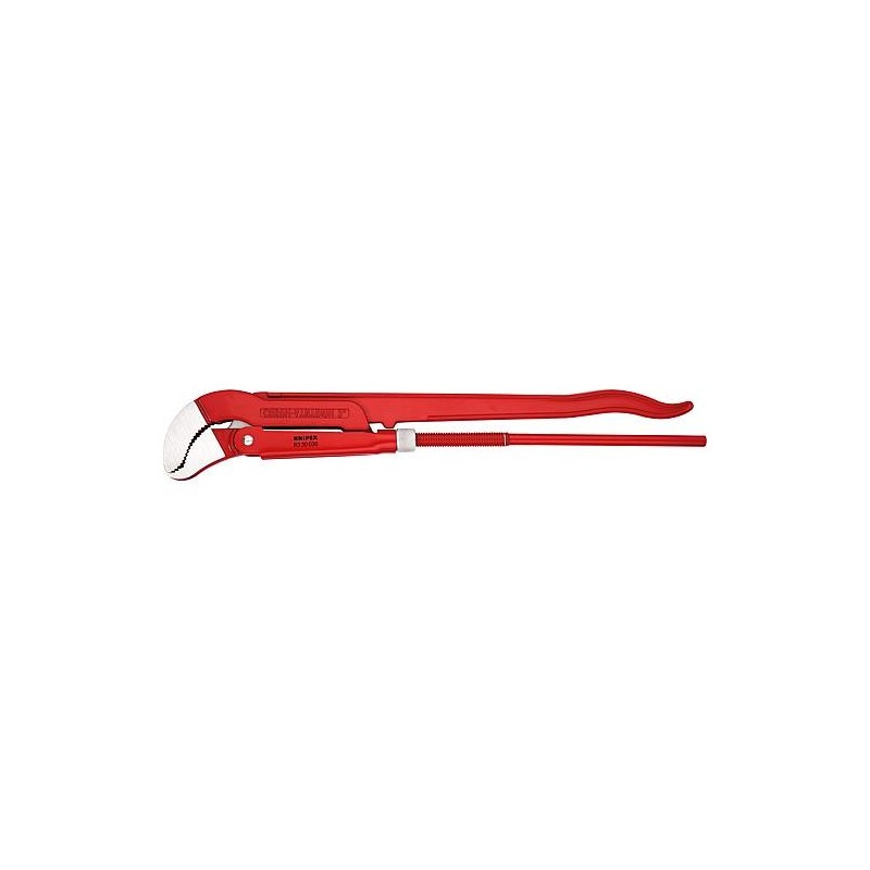 Pince serre-tube en S, KNIPEX rouge laqué, L: 680mm