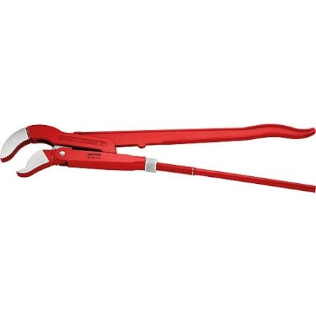 Pince serre-tube en S, KNIPEX rouge laqué, L: 680mm