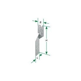 Patte de solivage uni RLD 170x36x2,0 mm