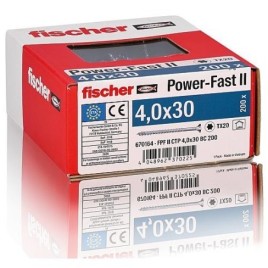 Vis pour panneaux agglomérés Power-Fast II 4,0x70 SK blvz TG TX, UE 200