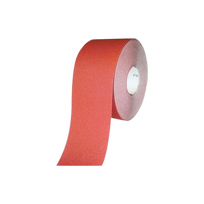 Papier abrasif au coridon 110mm/50m Granule A80 1 rouleau