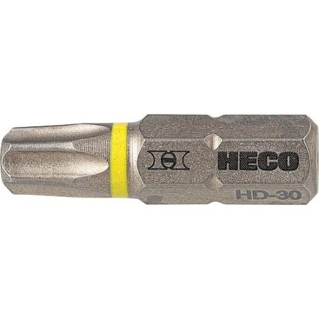 Embout HECO-Drive, HD-30 anneau janue, UE 10 piÈces