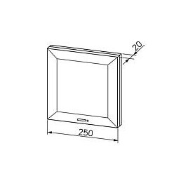 Extracteur électrique Helios type ELS-VN 60 avec temps de poursuite intégré