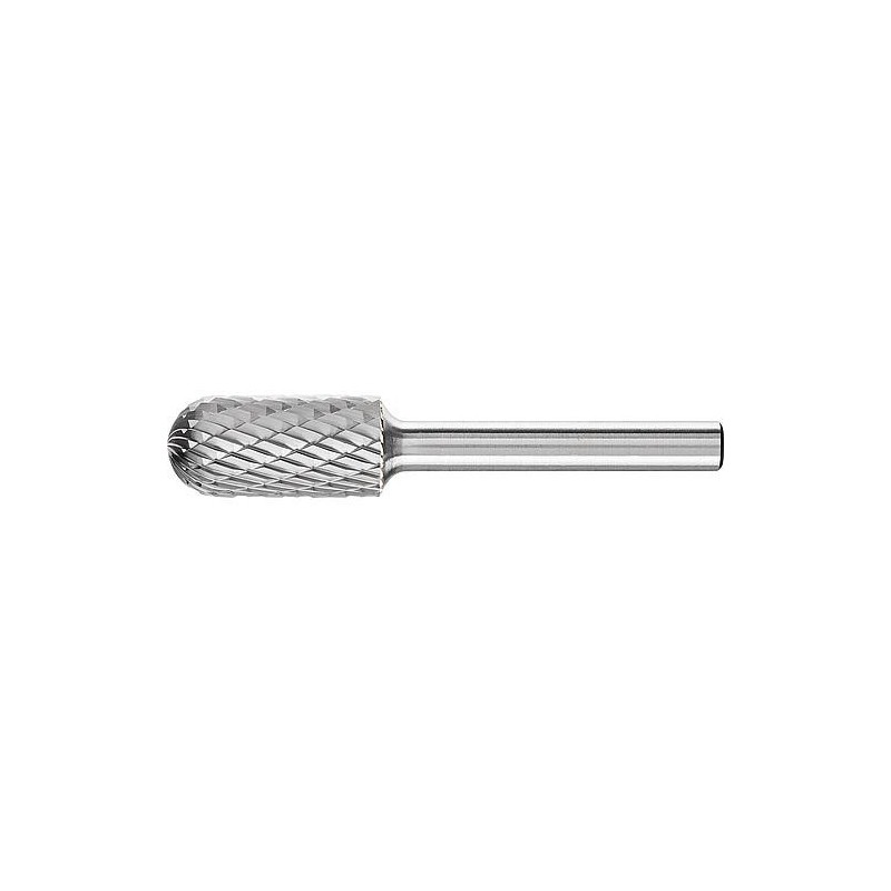 Fraise au carbure PFERD cylindrique tête sphérique, 3 Ø 12,0mm, tige: 6mm, L: 65mm