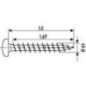 Vis à tête demi-ronde Spax T-Star plus T30 filetage compl. Wirox 6,0x25 UE 500