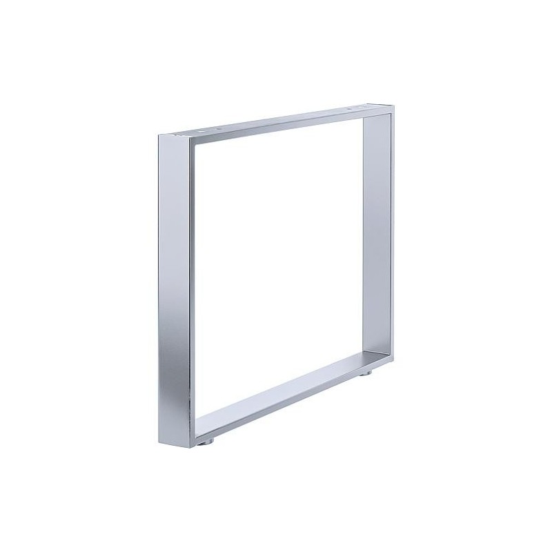 Support-pied LOSSA 1 piece chromé  lxhxp: 450x340x40 mm