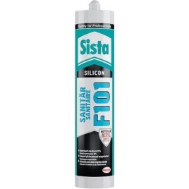 Silicone sanitaire SISTA F101 blanc (brillant) cartouche 300ml