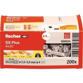 Kit Promo Fischer contenant 5 x 94 033 02 + gratuit 1x 94 033 02 cheville SX