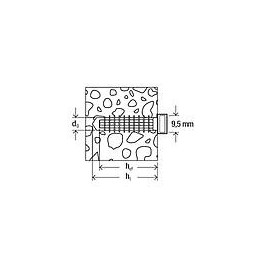 Cheville colson FCTP -W plastique blanc UE 100