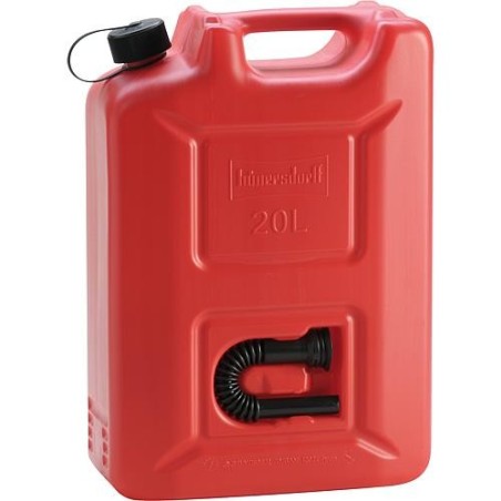 Bidon de carburant Profi plastique 20l, rouge 802060