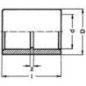 PVC-U - Raccord adhesif Manchon, 63 mm