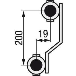 Repartiteur Strawa 3 groupes Type e-class 5203 1" ecrou pivotant