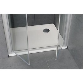 Receveur Edura rectangulaire 1200x40x800 mm acier émaillé, blanc