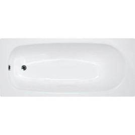 Baignoire VERONA 1600x395x700 mm volume: 120 L acier emaillé blanc